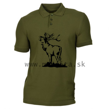 Pánska polokošeľa Ranger Forest s krátkym rukávom - jeleň v ruji