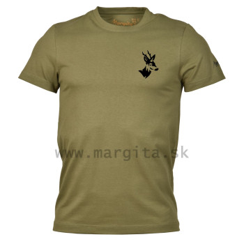 Pánske tričko RANGER OLIVE krátky rukáv - srnec